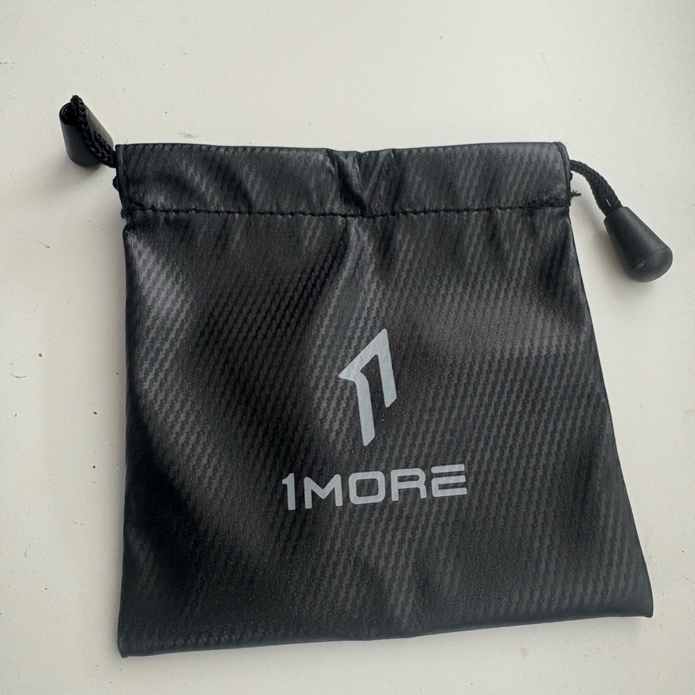 NWOT- Sleek Silver and Black In Ear Headphones with Metallic Accents - Picture 10 of 14